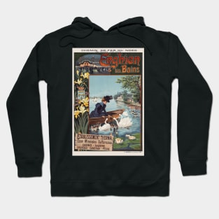 Enghien les Bains France Vintage Poster 1900 Hoodie